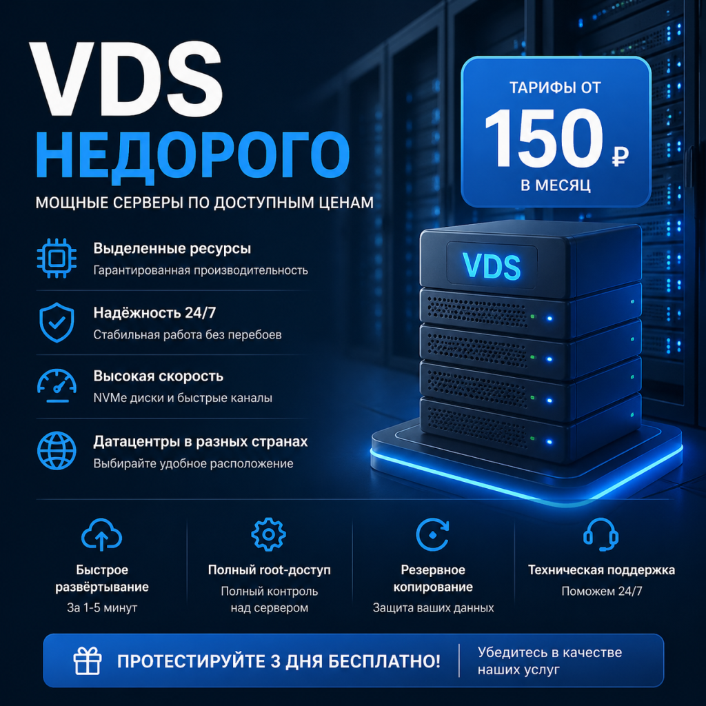 vds недорого